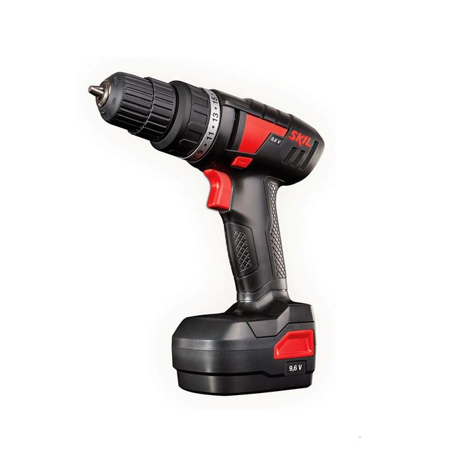 Furadeira parafusadeira sem fio 2212 9,6V 127V Preta Skil