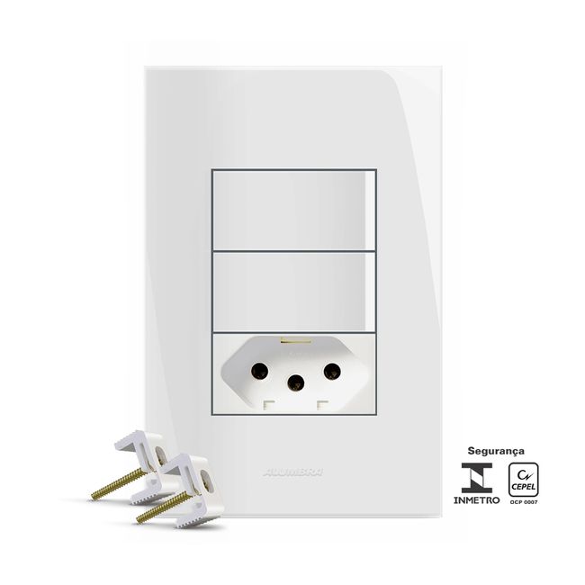 Interruptor-4x2-duplo-paralelo-com-placa-e-tomada-10A-Inova-Alumbra
