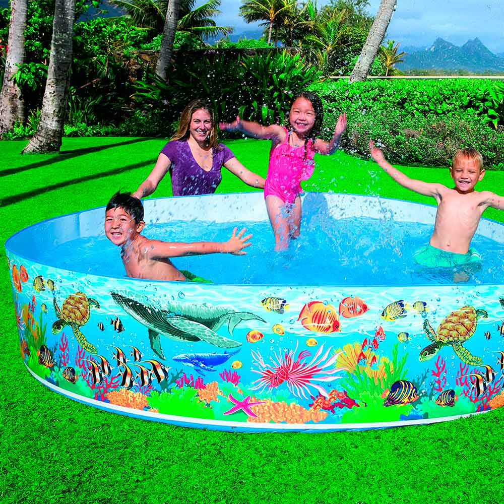 Piscina Snapset Recife Coral 2.089 litros Intex