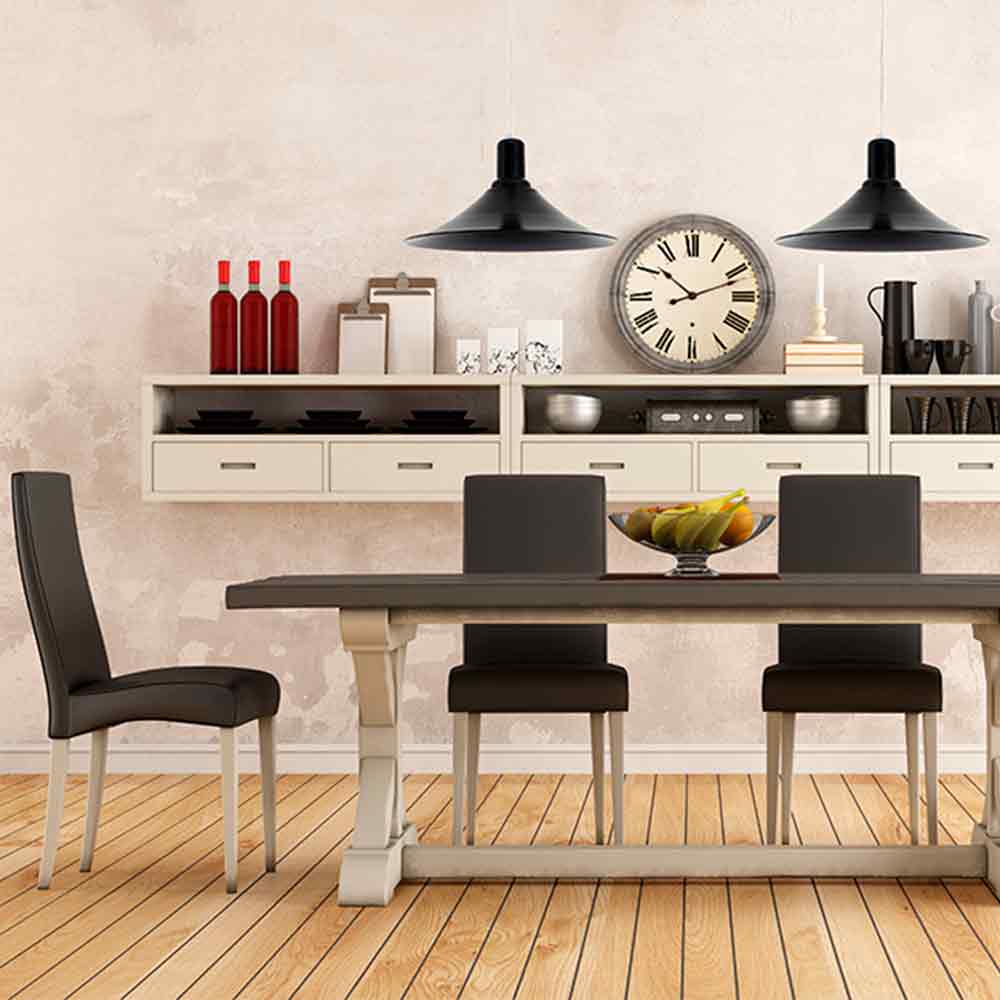 Pendente Raiden para 1 lâmpada E27 preto Auremar