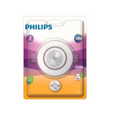 Spot-de-embutir-redondo-LED-5W-2700K-amarelo-Philips