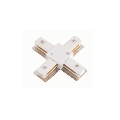 Conector-em-X-para-trilho-eletrificado-branco-Quality