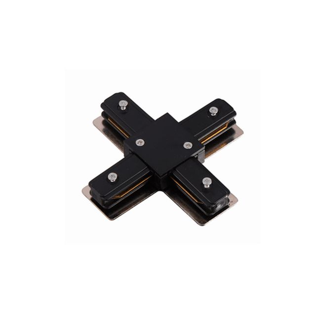 Conector-em-X-para-trilho-eletrificado-preto-Quality