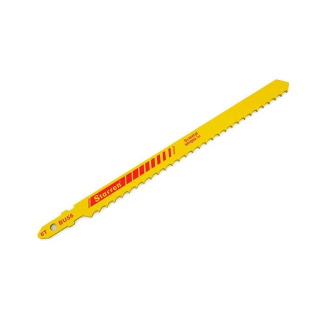 Lâmina de serra tico-tico para madeira 127x9,5x1,27mm 6 dentes BU56-2 Starret