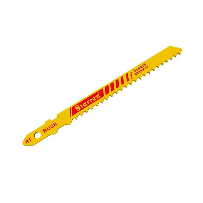 Lâmina de serra tico-tico para madeira 76x7,5x1,27mm 8 dentes BU38-2 Starrett