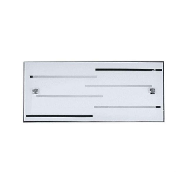 Arandela Riga para 1 lâmpada E27 60W 3080 branca Auremar