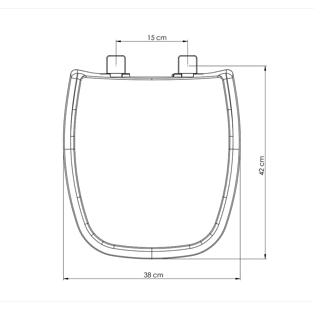 Assento sanitário universal Fit Versato Evolution branco Tupan
