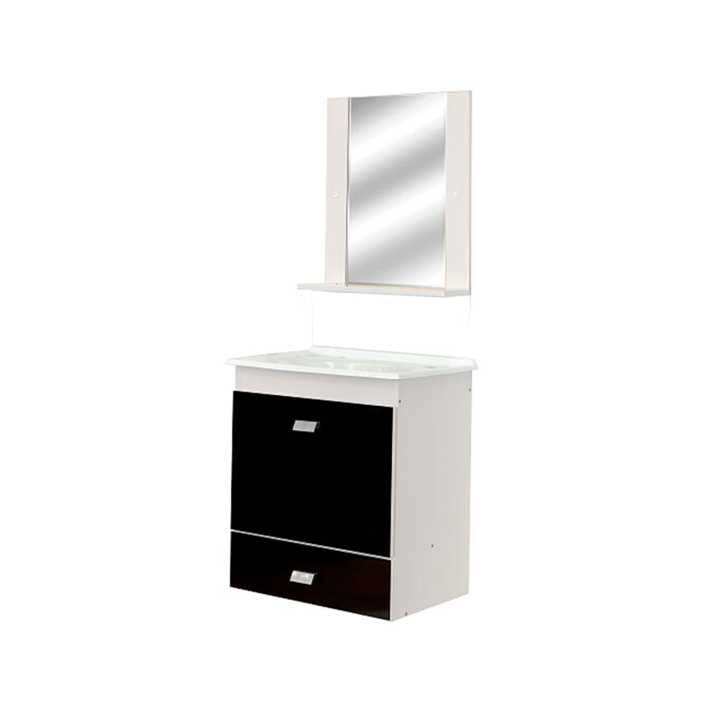 Gabinete-de-banheiro-com-espelheira-Belmonte-31x51cm-branco-e-preto-Bonatto