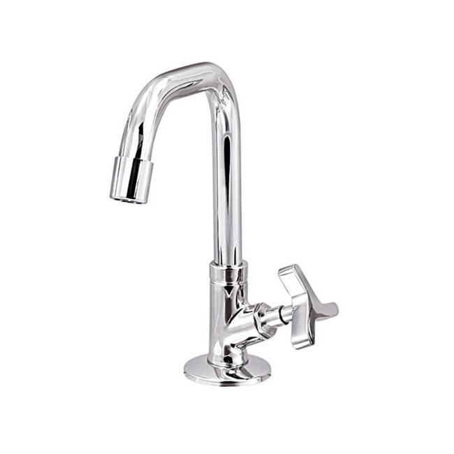 Torneira Lavatório Bica Alta 1/4 Volta C25 Vtl125Cwb Esteves