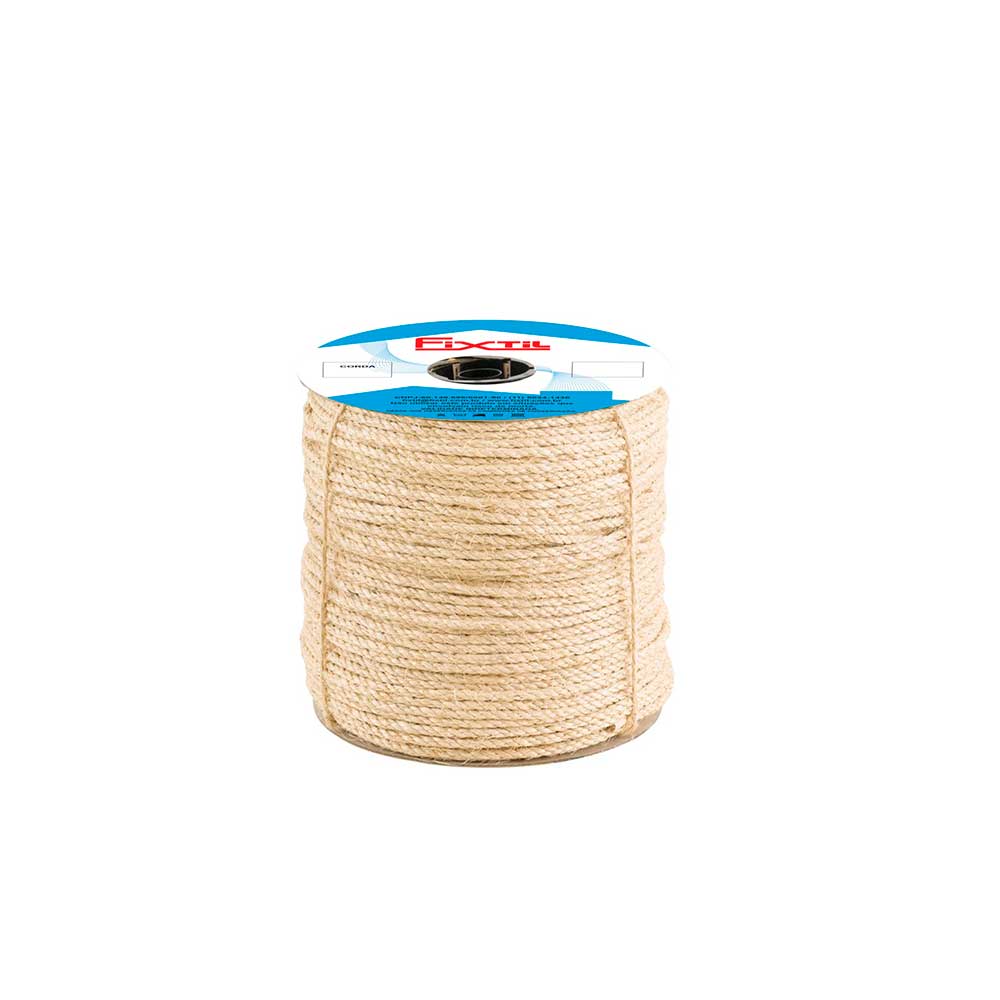 Telhanorte  Corda De Sisal 6mm X 440m Natural Fixtil