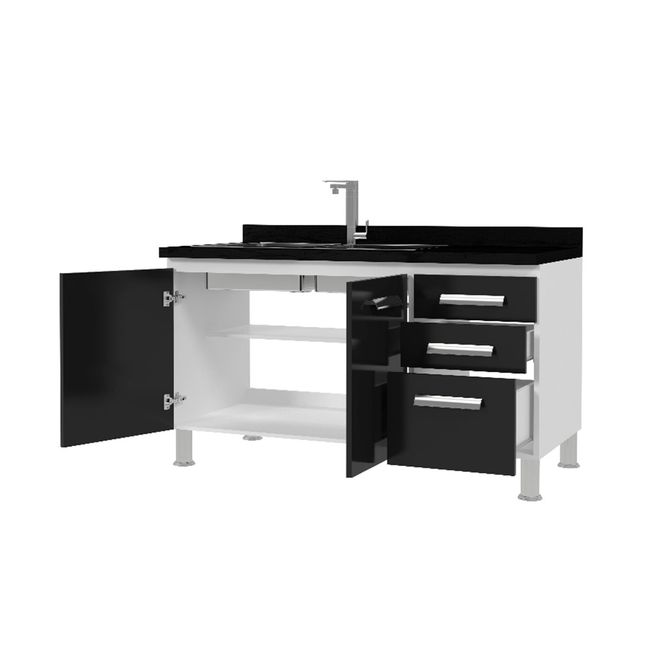 Gabinete-de-cozinha-Alfa-2011-51x114cm-preto-e-branco-Cerocha