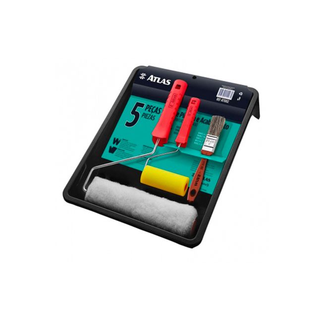 Kit para pintura com 5 peças Atlas