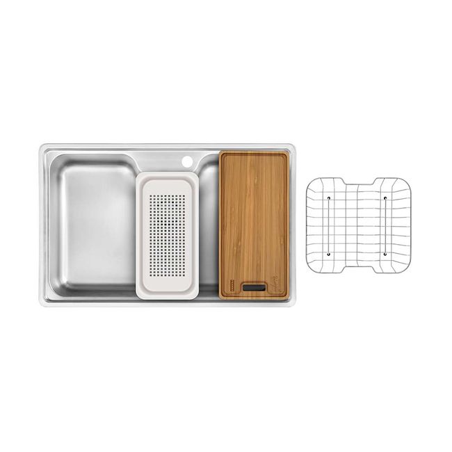 Cuba de Sobrepor Bell BCX 610-81 com Válvula Franke