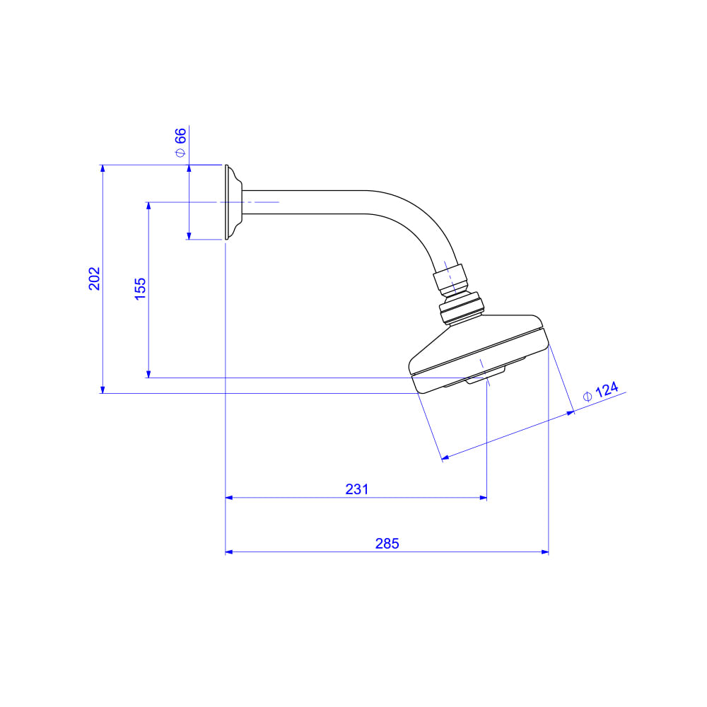 Chuveiro Acqua Plus Standard Deca Cromado de Parede