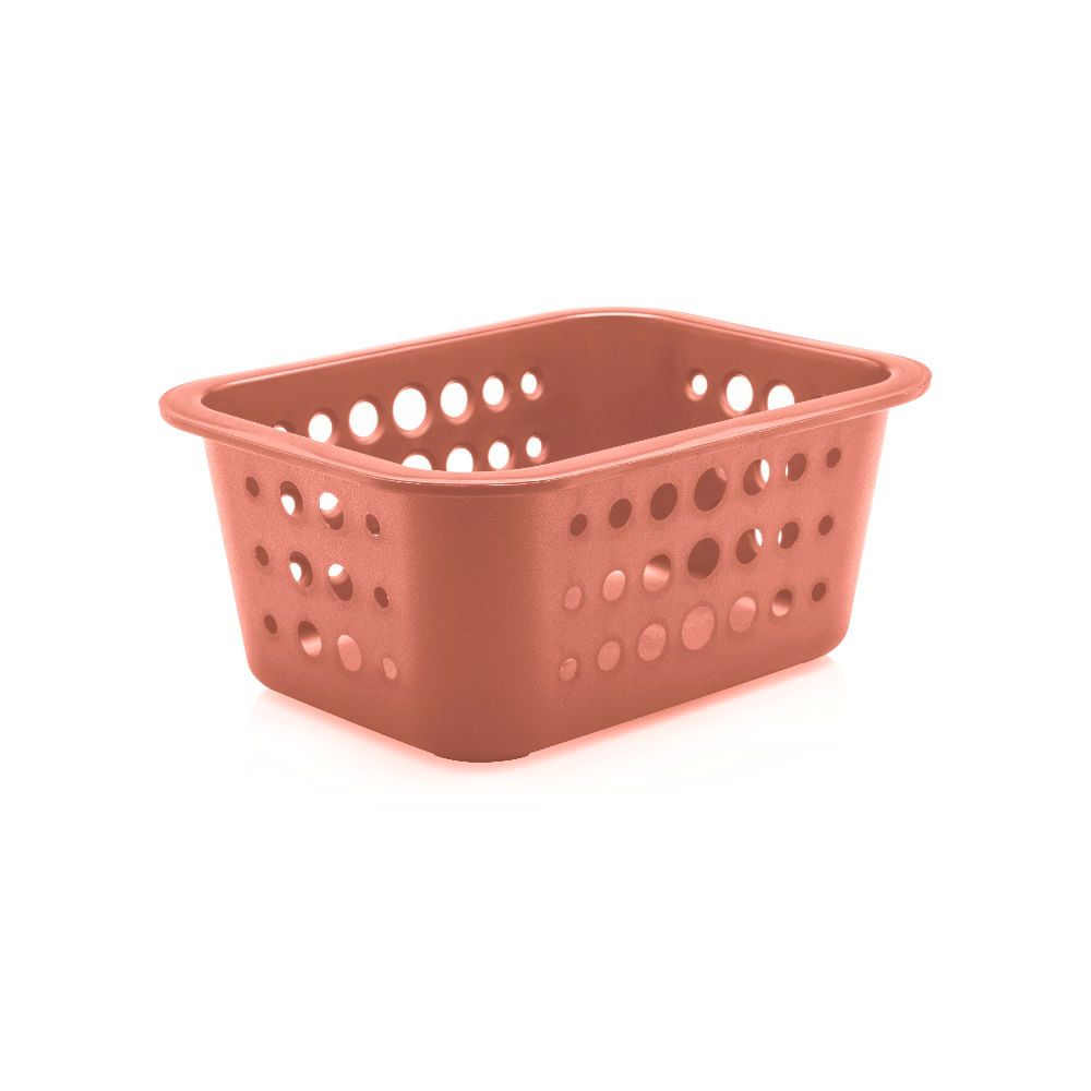 Cesta-organizadora-15L-plastico-Terracota-OU