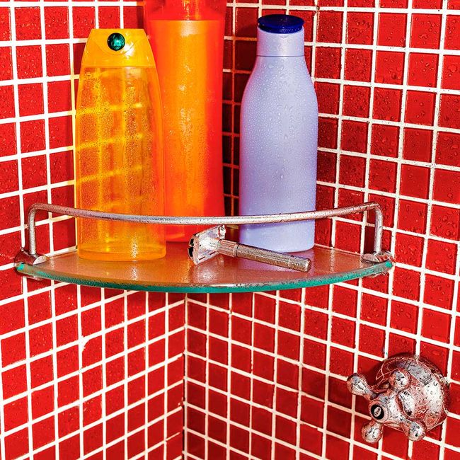 Prateleira cantoneira de vidro 2020 com haste jateado Rack System