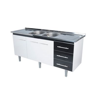 Gabinete-de-cozinha-Lyon-53x1744cm-branco-e-preto-Bonatto