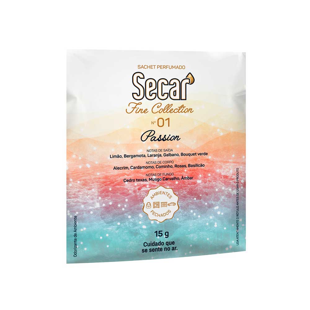 Sachet perfumado 15g Secar Fine Collection Passion Secar
