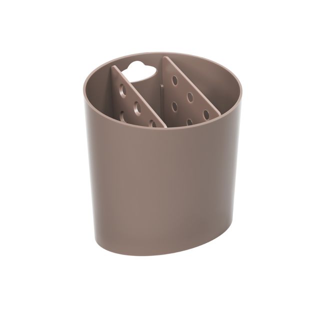 Escorredor-de-cozinha-para-talheres-Basic-cinza-escuro-Brinox