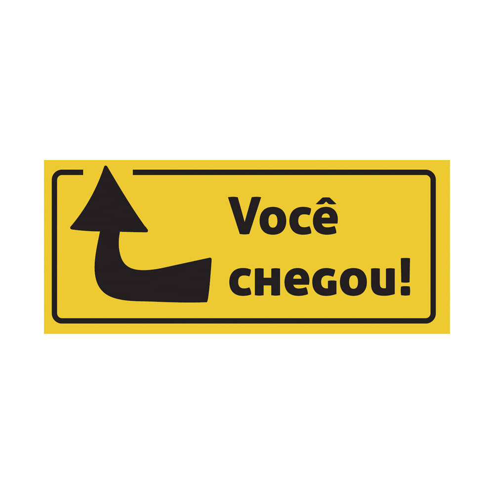 Capacho-Voce-Chegou-30x70cm-PVC-amarelo-Kapazi