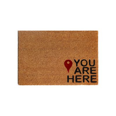 Capacho-You-are-here-60x40cm-fibra-natural-Coisas-e-Coisinhas