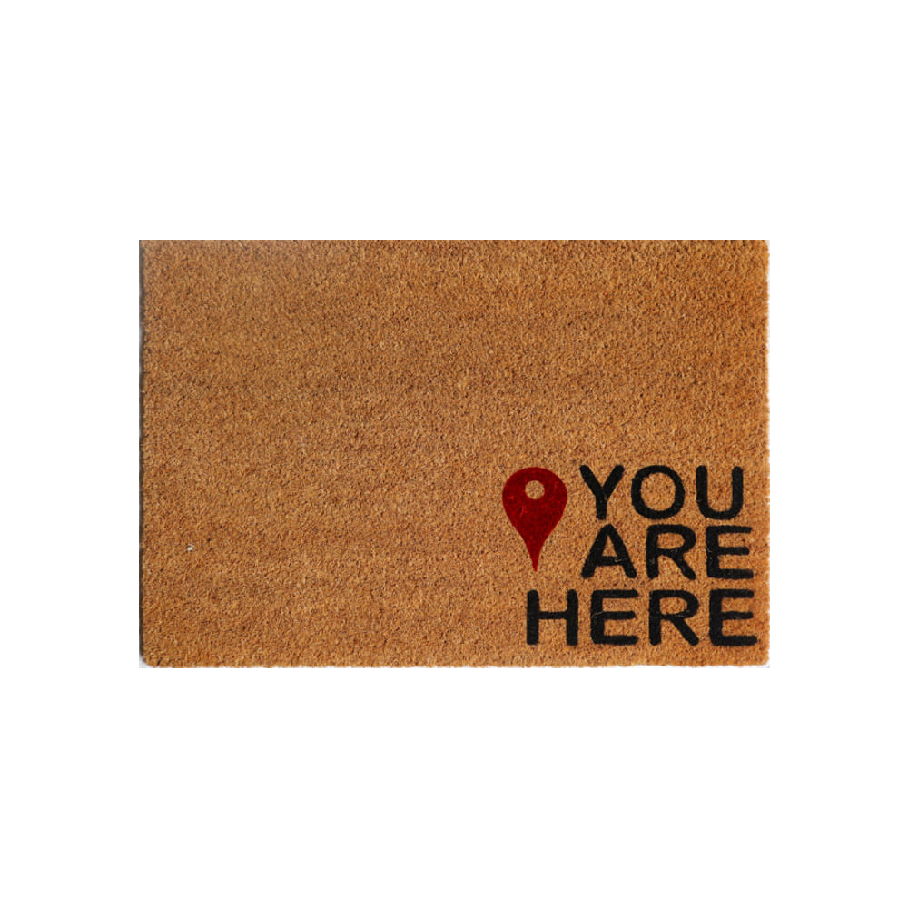 Capacho-You-are-here-60x40cm-fibra-natural-Coisas-e-Coisinhas