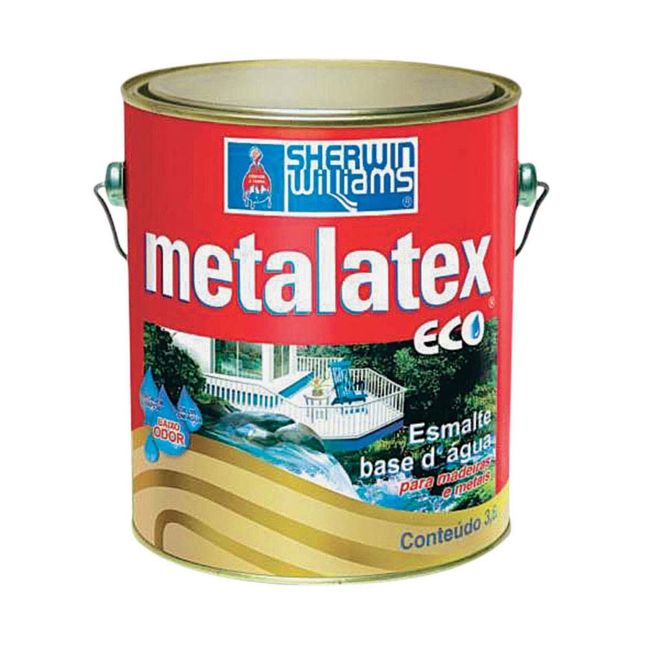Esmalte sintético Metalatex Eco 3,6 litros branco Sherwin Williams
