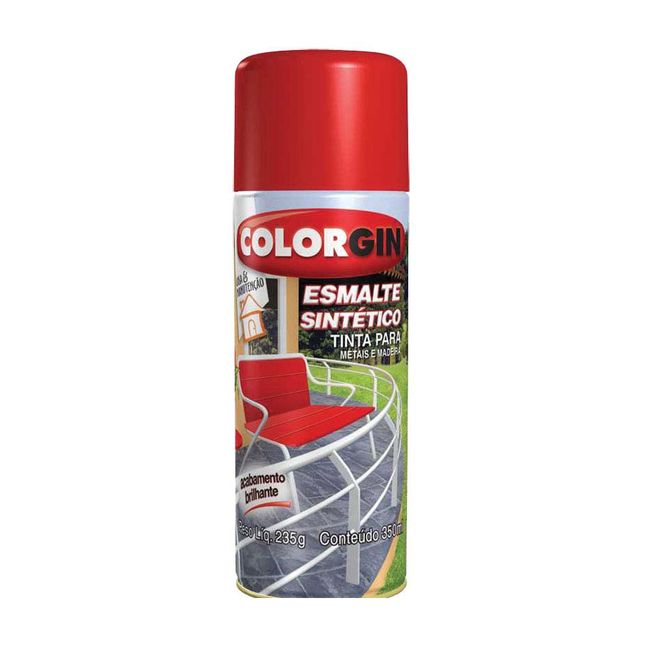 Tinta Sherwin Williams Colorgin Spray Esmalte Sintético Alto Brilho 350ml