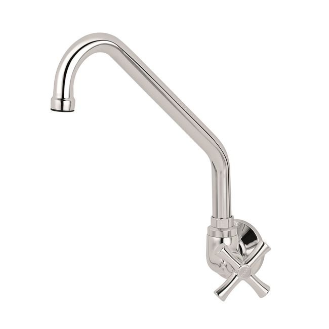 Torneira para cozinha Pertutt cromada parede Docol