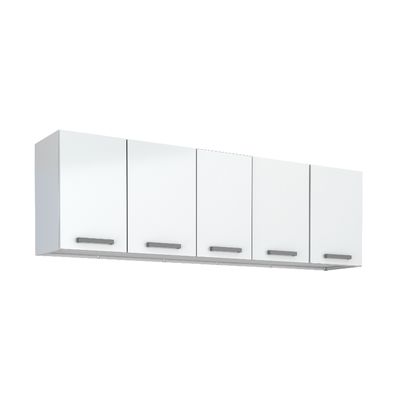 Armario-aereo-Eros-Flat-5-portas-branco-Cozimax-1607677