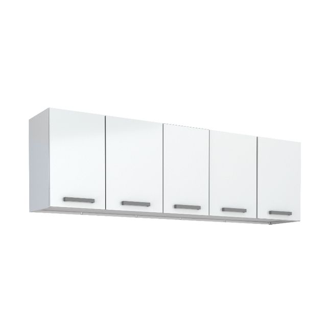Armario-aereo-Eros-Flat-5-portas-branco-Cozimax-1607677