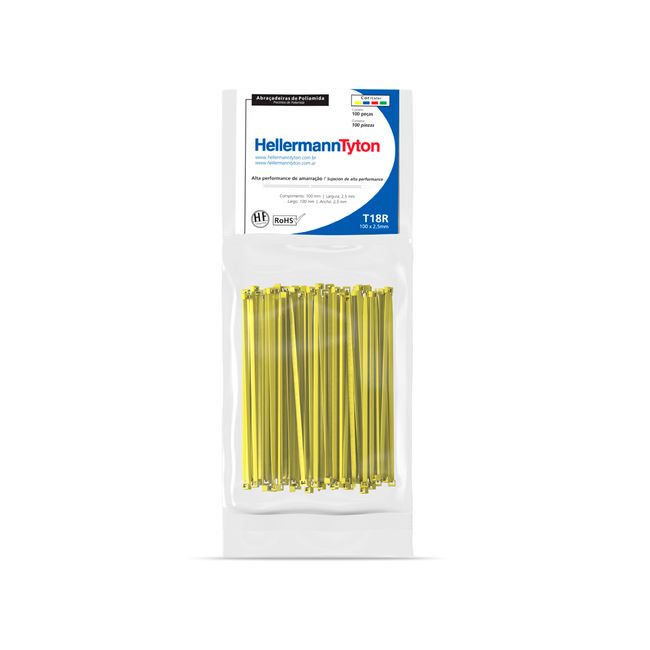 Abracadeira-flexivel-HellermannTyton-100-unidades-nylon-amarelo-10cm-T18R-1489240
