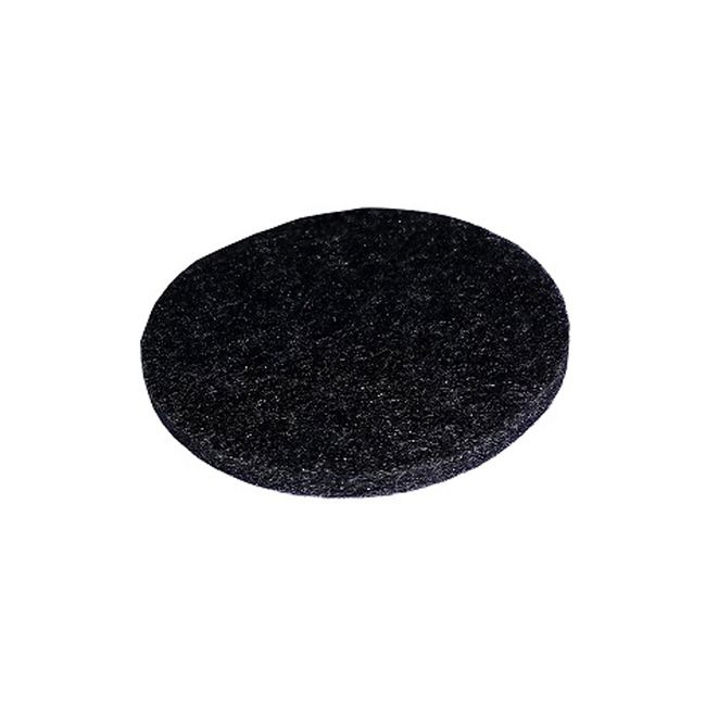 Feltro Autoadesivo Redondo 38mm Preto Fixtil