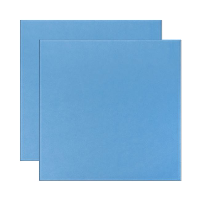 Piso cerâmico Incepa Oceanic Sky Blue brilhante bold C:20cm x L:20cm azul