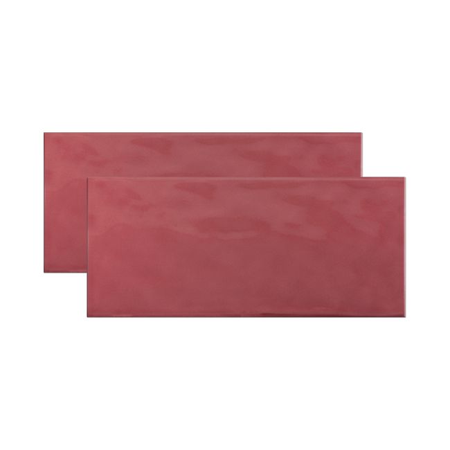 Revestimento de parede Incepa Drops Tutti Frutti brilhante bold C:25cm x L:11cm vermelho