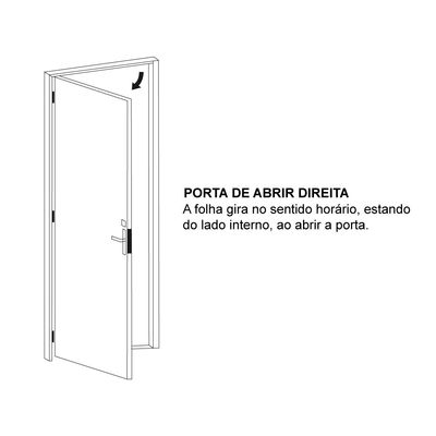 Porta veneziana E de abrir 215x87x3,15cm Alumifit branca Sasazaki