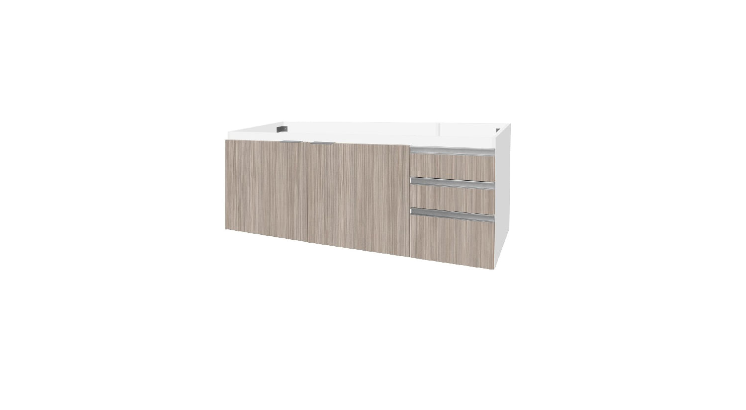 Armario-para-cozinha-branco-Blu-150-com-porta-e-gavetas-grigio-Bumi-1445057