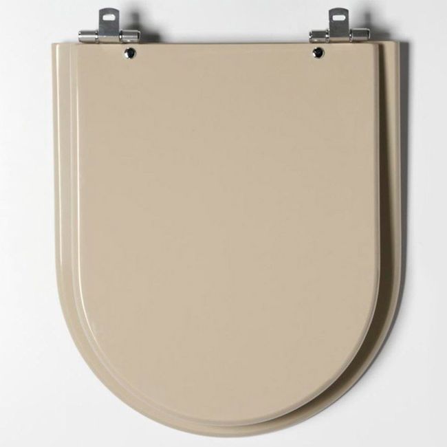 Assento sanitário Calypso MDF laqueado biscuit Tondo