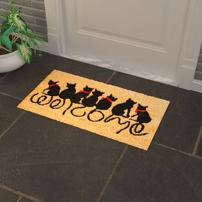 Capacho-Welcome-Gatos-60x40cm-preto-Coisas-e-Coisinhas-1506943