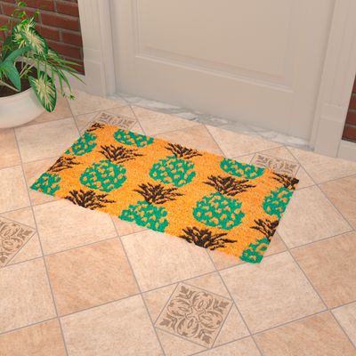 Capacho-Abacaxi-60x45cm-fibra-natural-bege-e-verde-Coisas-e-Coisinhas-1563424