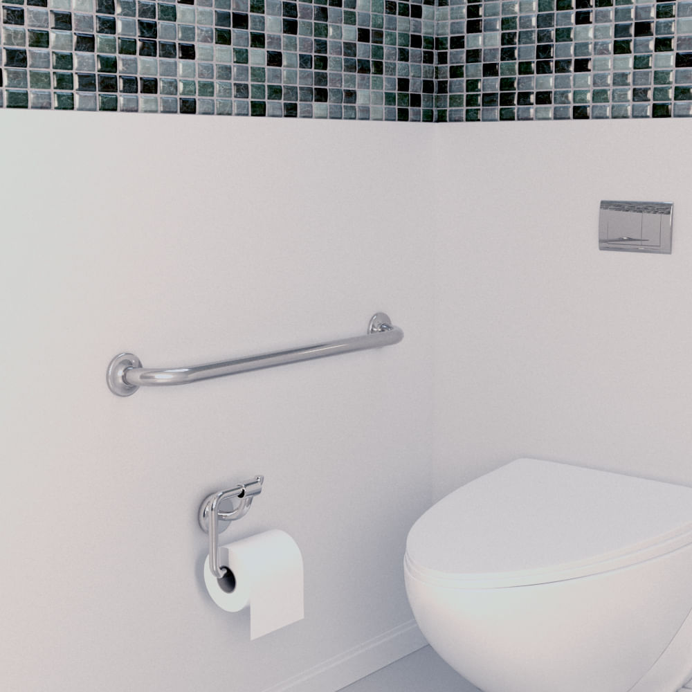 Alca de Apoio Alumínio 600mm Reta Sicmol