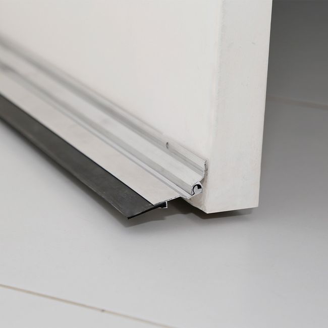 Veda porta 100cm anodizada natural Reisam