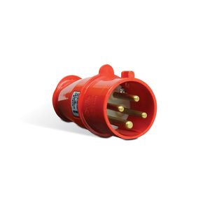 Plugue monobloco 2P T 10A preto 615811 Pial