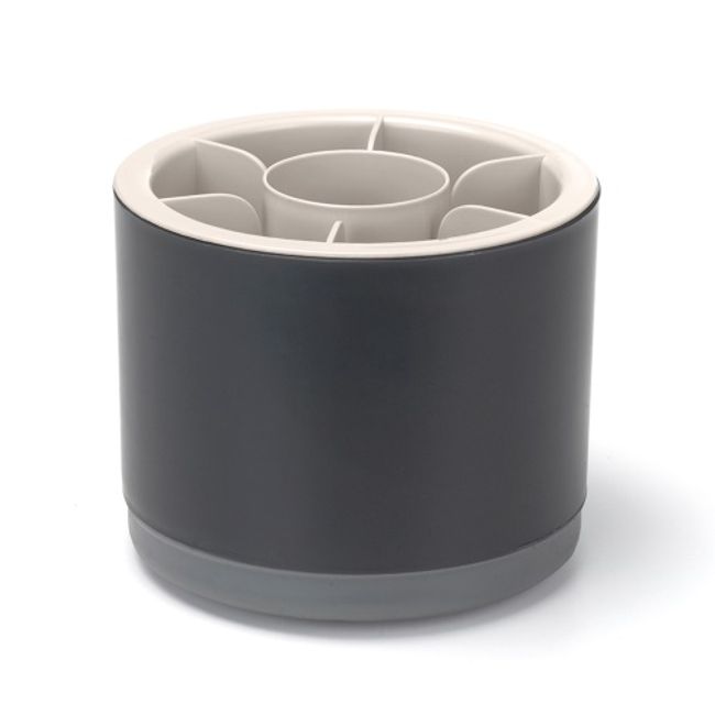 Porta-talher-redondo-Arthi-de-plastico-preto-e-off-white-1621114