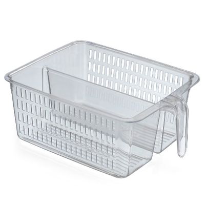 Cesto-organizador-Arthi-com-divisoria-e-alca-5L-de-plastico-transparente-1621106