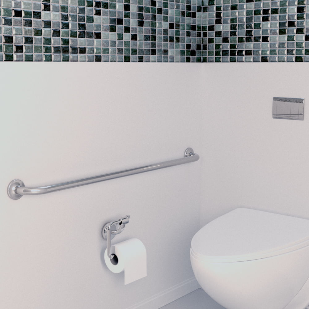 Alca de Apoio Alumínio 900mm Reta Sicmol