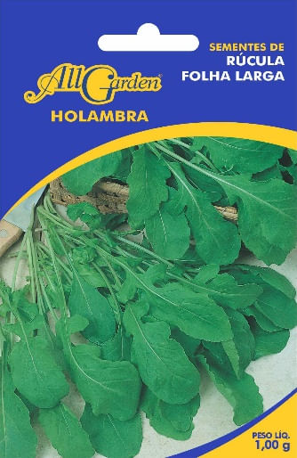 Semente Rúcula Folha Larga All Garden