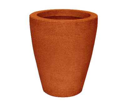 Vaso-Vasap-Design-Cone-Riscato-Alt--55-cm-X-Larg--38-cm-Terracota-1626680