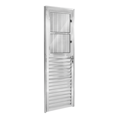 Porta-Postigo-Lado-de-Abertura-Direito-de-Aluminio-com-grade-Ecosul-Esquadrisul-Alt-210Cm-X-Comp-080Cm-Aluminio-Brilhante-1641212