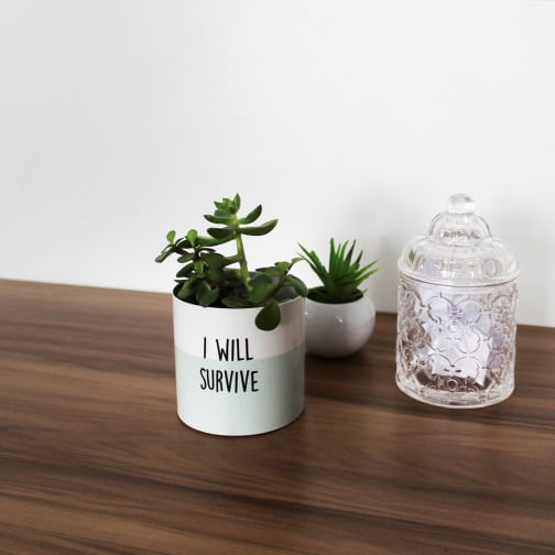 Cachepot Geguton Verde Survive Garden